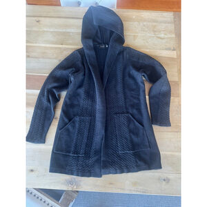 Women's CYRUS Black Hooded Cardigan XS - new wihtout tags